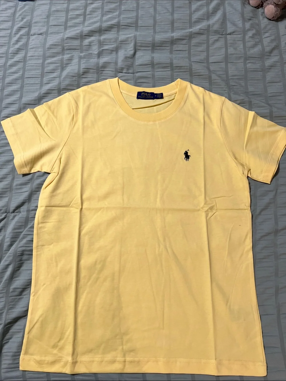 Polo by Ralph Lauren Yellow Short Sleeve Crewneck Tee with Navy Pony